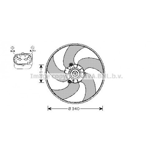 Βεντιλατέρ Νερού PEUGEOT 206 2000 - 2008 ( CC ) 025606430 Βεντιλατέρ Νερού PEUGEOT 206 2000 - 2008 ( CC ) 025606430