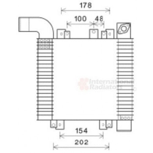 Ψυγείο Intercooler HYUNDAI SANTA FE 2007 - 2010 ( CM ) 026506200