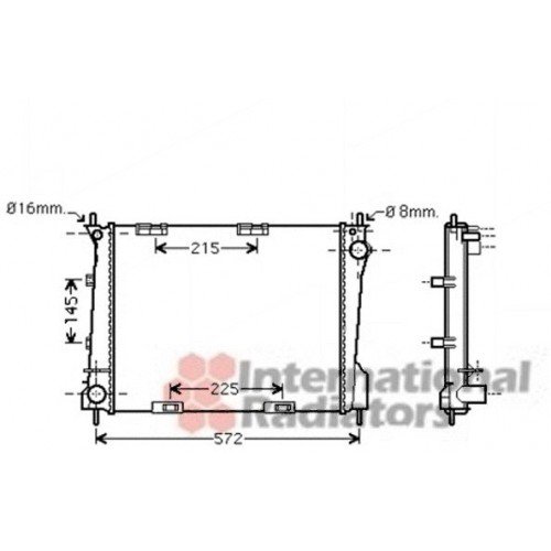 Ψυγείο Νερού RENAULT CLIO 2006 - 2009 026806340