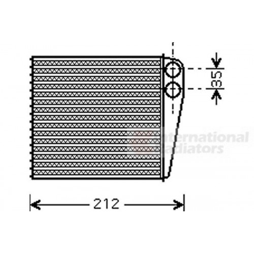 Ψυγείο Καλοριφέρ RENAULT CLIO 2006 - 2009 026806500 Ψυγείο Καλοριφέρ RENAULT CLIO 2006 - 2009 026806500