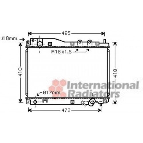 Ψυγείο Νερού HONDA CIVIC 2004 - 2005 ( EP / S / U / V / M ) 027206320