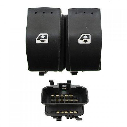 Διακόπτης Παραθύρου RENAULT MEGANE 2002 - 2005 Εμπρός Αριστερά 027407172