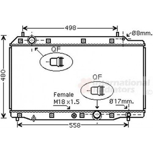 Ψυγείο Νερού HONDA FRV 2006 - 2009 ( BE ) 028306320