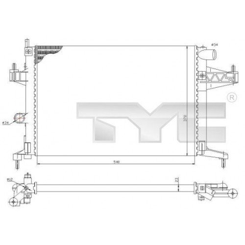 Ψυγείο Νερού OPEL COMBO 2004 - 2010 028606310