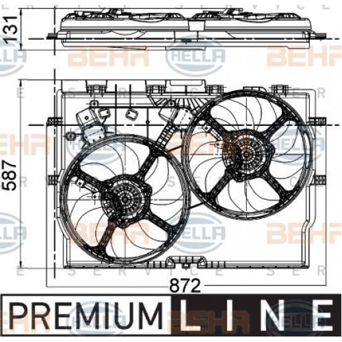 Βεντιλατέρ Νερού FIAT DUCATO 2006 - 2014 028706440