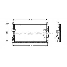 Ψυγείο A/C (Εξωτερικό) MITSUBISHI L200 2002 - 2006 ( K60T ) ( K70T ) 030406410