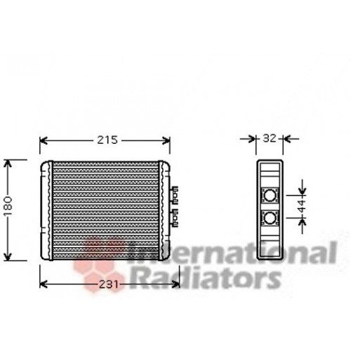 Ψυγείο Καλοριφέρ AUDI A2 2000 - 2005 ( 8Z0 ) 030606500