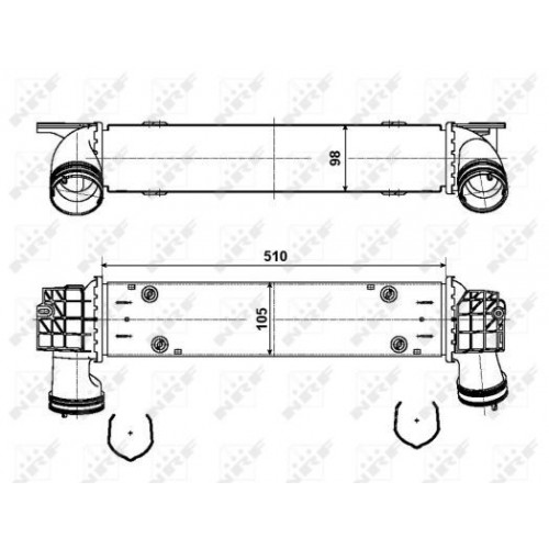 Ψυγείο Intercooler BMW 1 Series 2004 - 2007 031606240