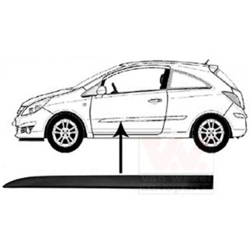 Φάσα Πόρτας OPEL CORSA 2006 - 2011 ( D ) Εμπρός Αριστερά 032806502