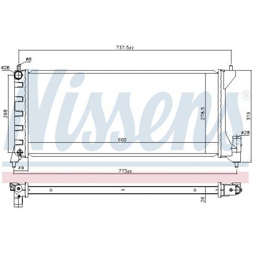 Ψυγείο Νερού OPEL AGILA 2000 - 2003 033106320