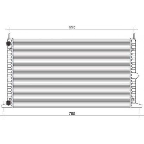 Ψυγείο Νερού SEAT ALHAΜBRA 1995 - 2000 ( 7V ) 033806300