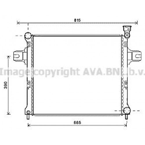 Ψυγείο Νερού JEEP COMMANDER 2006 - 2010 ( XK ) 034306300 Ψυγείο Νερού JEEP COMMANDER 2006 - 2010 ( XK ) 034306300