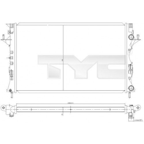 Ψυγείο Νερού RENAULT LAGUNA 2001 - 2005 ( BG ) ( KG ) 034606310