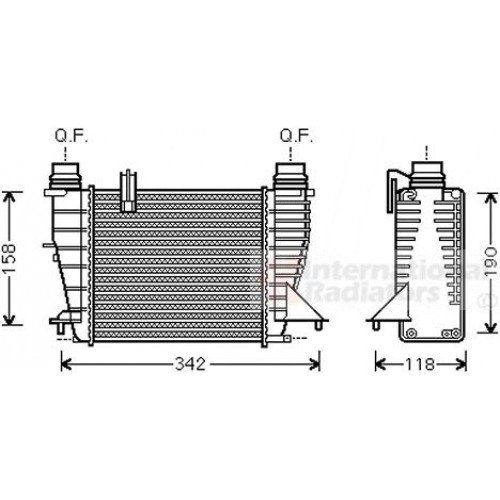 Ψυγείο Intercooler RENAULT CLIO 2009 - 2013 034706230
