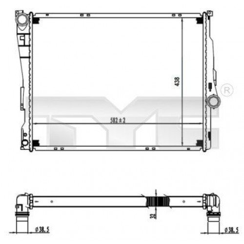 Ψυγείο Νερού BMW 3 Series 2003 - 2005 ( E46 F/L ) 035806310