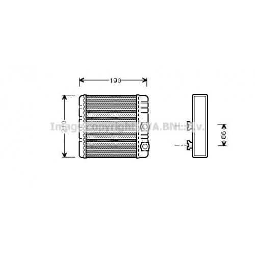 Ψυγείο Καλοριφέρ BMW 3 Series 2003 - 2005 ( E46 F/L ) 035806510