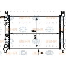 Ψυγείο Νερού FIAT FIORINO 1991 - 1993 ( 146 ) 036006330