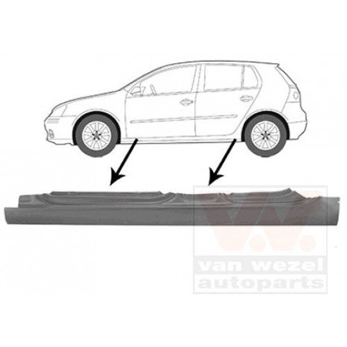 Μαρσπιέ Μεταλλικός VW GOLF 2004 - 2008 ( Mk5 ) 036108281