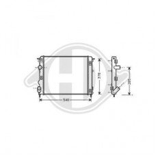 Ψυγείο Νερού DACIA LOGAN 2004 - 2008 ( LS ) 036706320