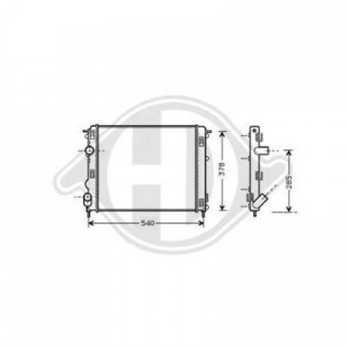Ψυγείο Νερού DACIA LOGAN 2004 - 2008 ( LS ) 036706320