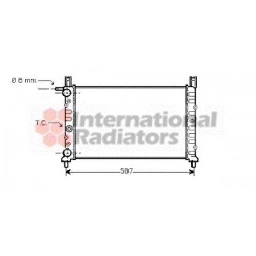 Ψυγείο Νερού FIAT UNO 1983 - 1989 ( 146 ) 037206330