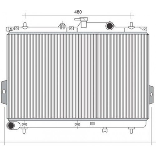 Ψυγείο Νερού HYUNDAI MATRIX 2008 - 2010 037806320 Ψυγείο Νερού HYUNDAI MATRIX 2008 - 2010 037806320