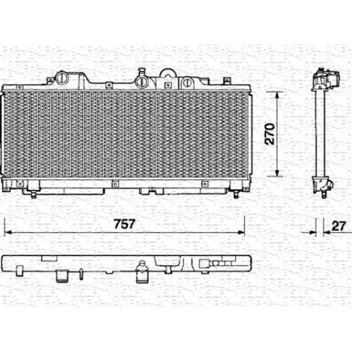 Ψυγείο Νερού FIAT PUNTO 1994 - 1999 ( 176 ) 037906345