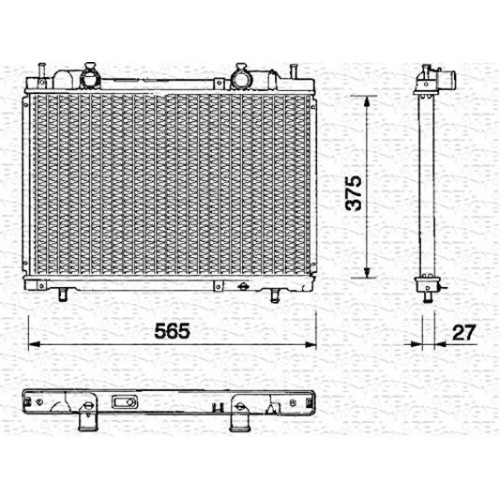 Ψυγείο Νερού FIAT BRAVO 1995 - 2001 ( 182 ) 038206350