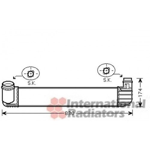 Ψυγείο Intercooler RENAULT SCENIC 2009 - 2013 ( JZ ) 038506200