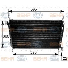 Ψυγείο A/C (Εξωτερικό) FIAT BRAVA 1995 - 2003 ( 182 ) 040906410