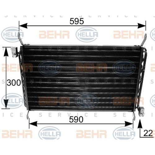 Ψυγείο A/C (Εξωτερικό) FIAT BRAVA 1995 - 2003 ( 182 ) 040906415