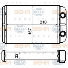 Ψυγείο Καλοριφέρ FIAT STILO 2001 - 2006 ( 192 ) 041006500