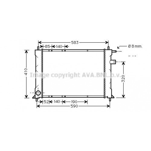 Ψυγείο Νερού ROVER 200 1996 - 1999 ( RF ) 041106310