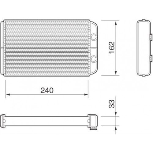 Ψυγείο Καλοριφέρ LANCIA LYBRA 1999 - 2005 ( 839A ) 041906500