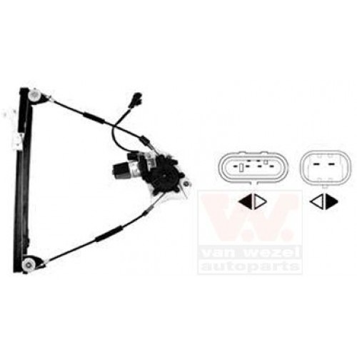 Γρύλος Παραθύρου Ηλεκτρικός LANCIA LYBRA 1999 - 2005 ( 839A ) Πίσω Αριστερά 041907072