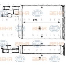 Ψυγείο Καλοριφέρ FIAT DUCATO 1994 - 2002 ( 230L ) 042506500