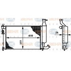 Ψυγείο Νερού PEUGEOT PARTNER 1996 - 2002 042706330