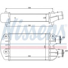 Ψυγείο Intercooler FIAT MULTIPLA 1998 - 2004 ( 186 ) 043506200