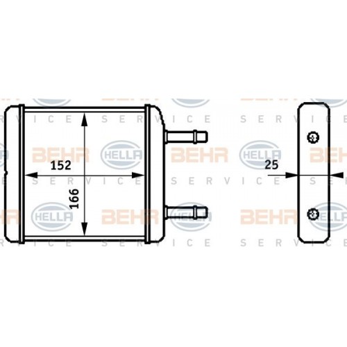 Ψυγείο Καλοριφέρ CHEVROLET-DAEWOO MATIZ 2001 - 2005 ( M150 ) 043706500