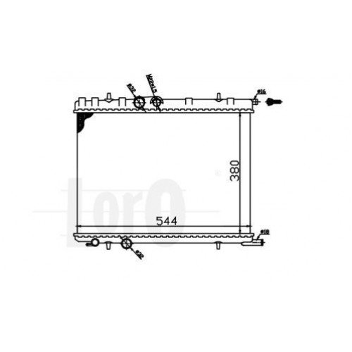 Ψυγείο Νερού PEUGEOT PARTNER 2002 - 2008 044706310