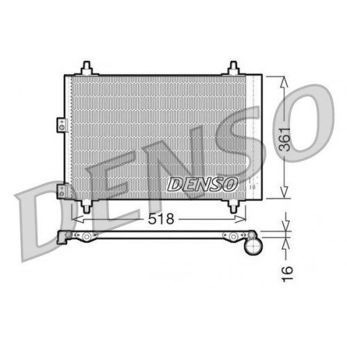 Ψυγείο A/C (Εξωτερικό) PEUGEOT PARTNER 2002 - 2008 044706410