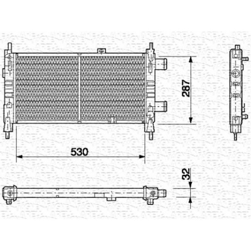 Ψυγείο Νερού OPEL KADETT 1984 - 1994 ( E ) 046006300