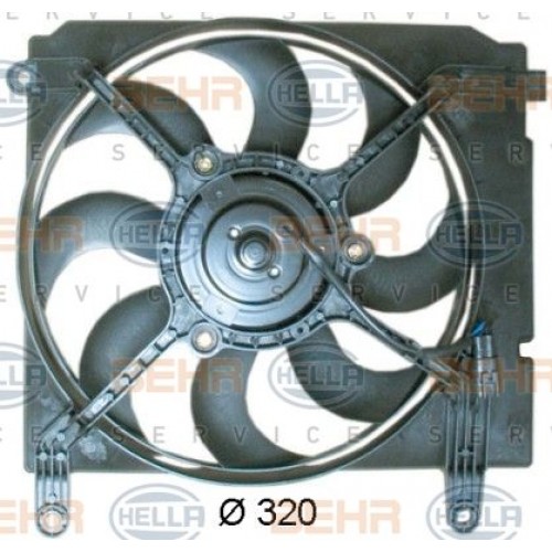 Βεντιλατέρ Νερού CHEVROLET-DAEWOO LANOS 1997 - 2000 ( T100 ) 049006450