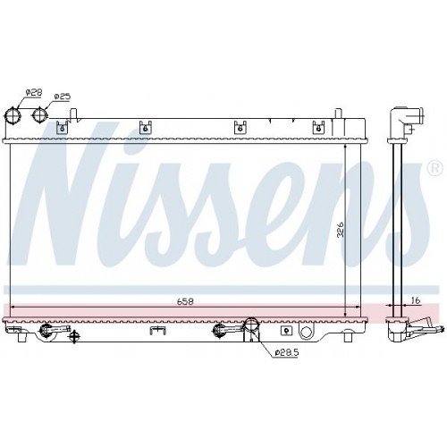 Ψυγείο Νερού HONDA JAZZ 2005 - 2008 ( GD ) 049906310