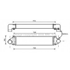 Ψυγείο Intercooler FORD MONDEO 2007 - 2011 ( Mk4a ) 050806240