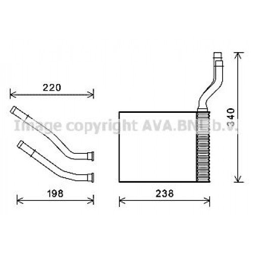 Ψυγείο Καλοριφέρ FORD MONDEO 2007 - 2011 ( Mk4a ) 050806500