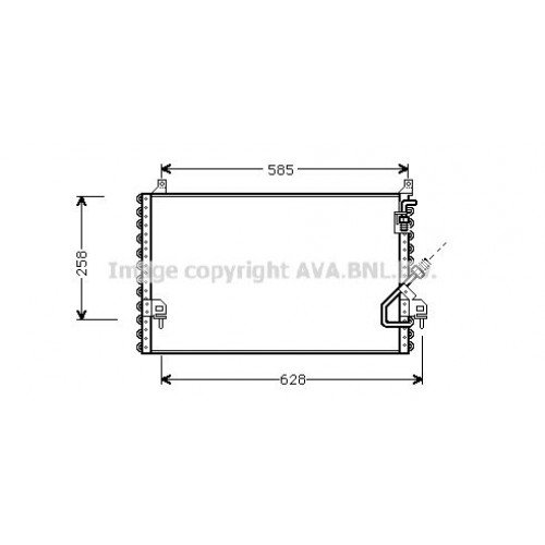 Ψυγείο A/C (Εξωτερικό) MERCEDES 190E 1984 - 1993 ( W201 ) 051906400