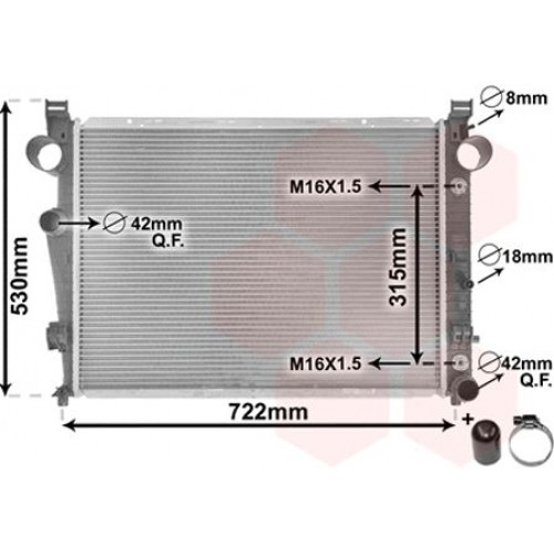 Ψυγείο Νερού MERCEDES S CLASS 1998 - 2002 ( W220 ) 052906300