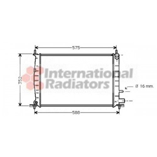 Ψυγείο Νερού FORD FIESTA 1996 - 1999 ( Mk4a ) 053006320