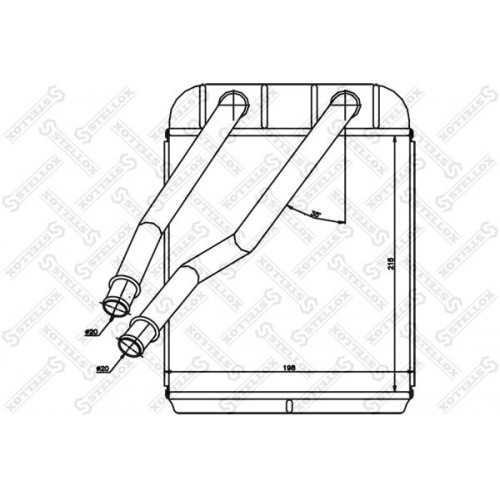 Ψυγείο Καλοριφέρ PORSCHE CAYENNE 2003 - 2007 ( 955 ) 056106500